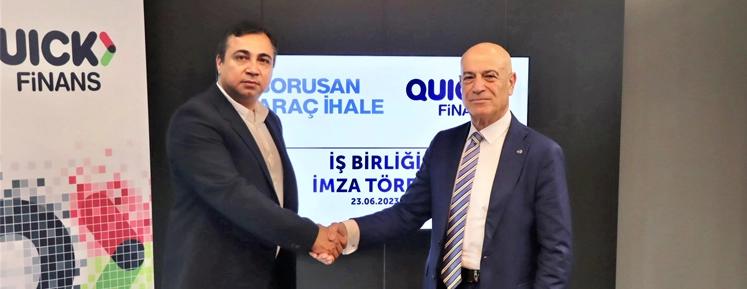 Quick Finans ve Borusan Araç İhale, İkinci El Araç Finansmanında İş Birliğine İmza Attı